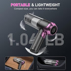 Handheld Car Vacuum Cleaner, 10000PA Vacuum Cleaner & Air Duster, 120W High Power Vacuum Portable Cordless, Hand Held Vacuum Rechargeable with Multi-Nozzles & LED Light for Home, Car, Office
