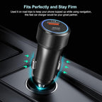 USB C Car Charger 5 Pack, 36W Dual Port PD&QC 3.0 Fast Charging 12V USB Car Charger Cigarette Lighter Adapter Plug for iPhone 15 14 13 12 11 Pro Max SE,iPad,Samsung,Pixel(Black)