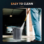 2 Gallon Silicon Car Trash Can with Lid - 100% Leak-Proof Trash Bin, Waterproof Garbage Can, Gifts for Men and Women