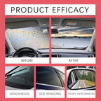 LOYOTICE 2Pc Automotive Oil Film Cleaning Brush, Windshield Cleaner for Car Windows & Glass, Glass Oil Film Remover for Car, Clear Vision Glass Cleaner, Anti-Rain & Anti-Fog Coating, Improves Clarity