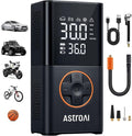 L7 Tire Inflator Portable Air Compressor,150 PSI Cordless Mini Air Bike Auto Shut-Off Pump with Digital Display Pressure Gauge, Fast Inflation & LED Light for Car Tires,Motorcycles,Bikes,Balls