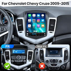 Car Radio for Chevy Cruze 2009-2015: 10.4 InchTouch Screen Car Stereo Wireless Carplay Andriod Auto Mirror Link Bluetooth 5.0 5GWiFi Backup Camera GPS FM SWC