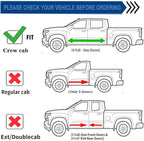 Window Visors Rain Guards Vent Deflectors Wind Shades for 2019-2025 Ram 1500 Crew Cab, Rain Guards Sun Shade Truck Accessories 2020 2021 2022 2023 2024 94806