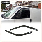 Side Window Wind Vent Deflector for 96-20 Chevrolet Express/GMC Savana 1500/2500/3500 Van,03-09 Kodiak/Topkick C4500/C5500, 2pcs Out-Channel Nice Rain Guards Set Window Visor 92455