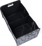 Paws Car Trunk Organizer Foldable Storage Bin with Handles Non Slip Base Pet Gear Travel Tote for SUV Truck (Flourish Paws)