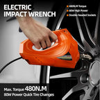 Car Jack Electric Hydraulic Jack Kit 5Ton 155-450mm LCD Display Lift Inflator LED Light Impact Wrench 12V Portable Outdoor Home Emergency Tire Change Roadside Rescue Set