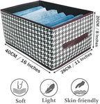 Collapsible Car Trunk Organizer,Wardrobe Clothes Organizer,Portable Space Saving Multipurpose Storage Basket with Handles