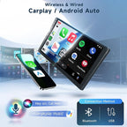 4 Core+64G Android 15 Car Stereo for Toyota Sienna 2011-2014 with Wireless Carplay Android Auto, 9 Inch Touch Screen Radio Support GPS/ 5G WiFi/Bluetooth/SWC+Backup Camera