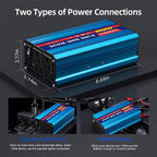 400W Pure Sine Wave Power Inverter 12V DC to 110V 120V AC for Vehicles | Car Cigarette Lighter Adapter inverter with 2 AC Outlets, Converter for Car with LCD Display for Solar RV Truck Home Camping