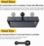 Dash Mount Phone Holder Compatible with 2015-2020 F150 2017-2022 F250 F350 Metal Cellphone Mounting Bracket Stand for Most CellPhones