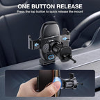 Upgraded-2nd Generation Universal Phone Holders for Your Car, Hands Free Air Vent Car Phone Holder Mount Compatible with iPhone 16/15/14/13/12/11 Series and All Phones