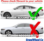 Window Deflectors Smoke Tinted In-Channel Side Window Vent Visor Deflectors Rain Guards Compatible with Accord 2018-2022 - 4pcs. GW0712