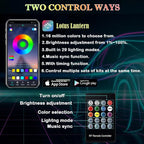 Interior Car LED Strip Lights, RGB 6 in 1 Ambient Lighting Kits with 315 inches Fiber Optic, 16 Million Colors Car Interior Lights with Wireless APP and Remote Control, Sync to Music