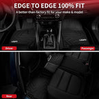 Floor Mats Fit for Mazda CX5 2025 2024 2023 2022 2021 2020 2019 2018 2017 Custom Fit TPE All Weather Floor Liners 1st & 2nd Row Car Mats for Mazda CX-5, Black