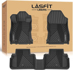 Floor Mats Fit for Subaru Forester 2024 2023 2022 2021 2020 2019 | All Weather TPE Custom Fit Easy Clean Durable No-curling Floor liners for Subaru Forester 2019-2024 1st & 2nd Row Car Mats