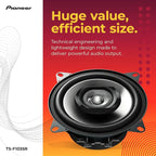 F-Series TS-F1035R 4” 2-Way Speakers (Pair) – 150W Max, Balanced Sound + Smooth Treble, Great Stock Replacement, High-Efficiency Speaker Designed for OEM Power