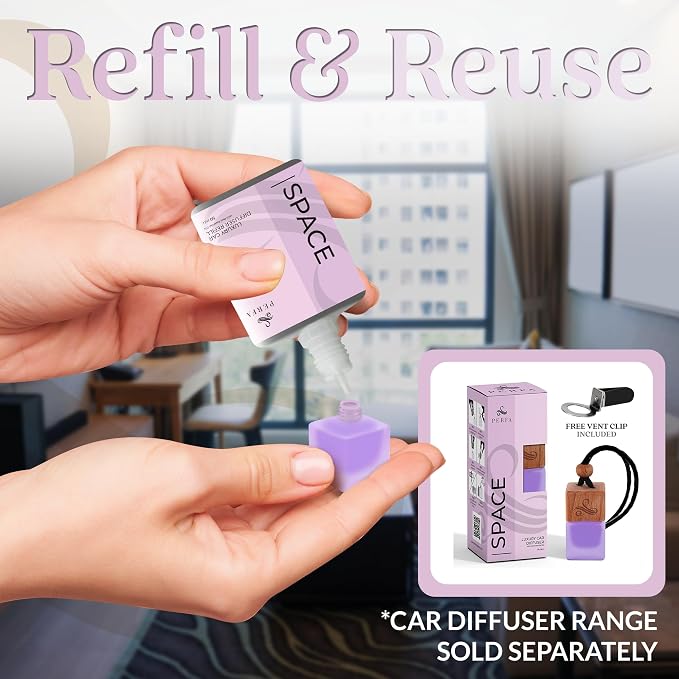 Inspired by Alien Mulgir Car Air Fresheners (Refill) | Premium Car Perfume Air Fresheners for Women | 50ml Diffuser Refill | 6 Months Freshener Oil Long Lasting | Gift-Ready Women's Pefume by
