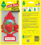 Car Air Freshener | Xtra Strength Provides Long-Lasting Scent for Auto or Home | Extra Boost of Fragrance | Strawberry, 24 Air Fresheners