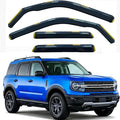 in-Channel Window Visors Rain Guards for Ford Bronco Sport 2021-2026 | Window Deflectors, Vent Visor, Sun Shades, Window Shields, Dark Smoke, Car Accessories