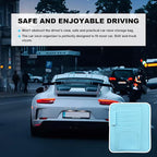 2PCS Small Leather Car Sun Visor Organizer, Multifunctional Auto Visor Document Holder with Sunglasses Clip, Universal Car Interior Organizer for Drving License, Card, Pen (Blue)