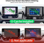 Car Phone Mount for Toyota RAV4 2019–2025 7/8-Inch Screen, OEM-Style Fit, 360° Rotation Phone Holder Compatible with MagSafe, No Vent Blocking, 100% Exclusive Development for Toyota RAV4 Accessories