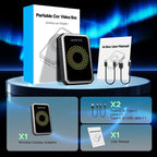 LAMTTO 3-in-1 Wireless Carplay Android Auto Adapter Built-in Net-Flix YouTube Tiktok Apps Magic Box Video Player with 5.8GHz WiFi USB Drive Convert Wired to Wireless for OEM CarPlay Cars (2016-2024)