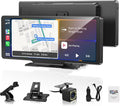 Portable Carplay Screen for Car, 10.26" Wireless Carplay Car Stereo & Android Auto, OTA Updates, Car Play Touchscreen with 1080P Backup Camera,GPS Navigation,Voice Control,5.0 Bluetooth (10.26inch)