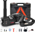 Electric Car Jack Kit 5Ton 12V Hydraulic Car Jack Lift (Lifting Range: 6.1~17.7 inch) with Electric Impact Wrench for SUV MPV Sedan Truck Change Tires Garage Repair