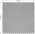 Orighty Microfiber Cleaning Cloth Bulk, 150 Pack Shop Towels, Reusable Cleaning Rags, Lint Free Microfiber Towels for Cars, Home & Kitchen, 12x12 Inch, Grey
