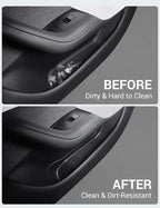 2021-2026 Tesla Model S Door Side Storage Box, Door Organizer Tray (Proprietary Design) Front Rear Slot Pockets, Protector Liner for Model S/S Plaid Accessories Set of 4