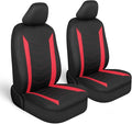SpillGuard 2 Red Seat Covers for Cars & Seat Covers for Trucks - Neoprene Lining Waterproof Car Seat Covers Front Seats Only - SUV Seat Covers Protector - Forros para Asientos de Carro