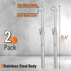 Dual Head Tire Pressure Gauge - 2 Pack, 10-150PSI, Car Tire Gauge