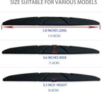 Car Door Edge Guards - Anti-Scratch Black Rubber Bumper Protectors - 8-Pack for All Vehicles(Sedan, Truck, SUV) - Easy to Install with Strong Adhesive (Black)
