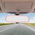 YoRise Car Rear View Mirror Protector Frame, Rearview Edge Cover (Pink) | Car Rearview Mirror Cover, Car Mirror Decoration Protector Accessories for Most Cars