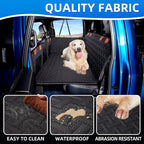 MAXFUT Truck Dog Seat Cover Back Seat,Back Seat Extender for Truck,Dog Hammock,Hard Bottom Car Seat Cover,Pet Seat Cover for F150/RAM1500/Silverado