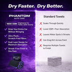 Microfiber Car Drying Towel - 1600 GSM Large 24" x 36", Ultra-Absorbent Twisted Loop, Streak-Free Drying for Cars Trucks & SUVs