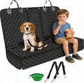 SNZ Dog Car Seat Cover for Back Seat, 100% Waterproof Pet Seat Protector, Bench Backseat Covers for Dogs (53” Width), Scratch Proof Nonslip for Most Cars, Trucks, and SUVs