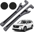 Car Seat Gap Filler Compatible with Honda Pilot Accessories Seat Gap Plug Blocker with Storage Slot Organizer Non-Slip Car Cup Holder Coaster 2 Pack Black