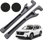 Car Seat Gap Filler Compatible with Honda Pilot Accessories Seat Gap Plug Blocker with Storage Slot Organizer Non-Slip Car Cup Holder Coaster 2 Pack Black