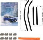 in Channel Rain Guards Fit for 2021-2026 Ford Bronco Sport, Durable Side Window Wind Deflectors, Vent Window Visors Shade Shield, 2021 2022 2023 2024 2025 2026, 4PCS