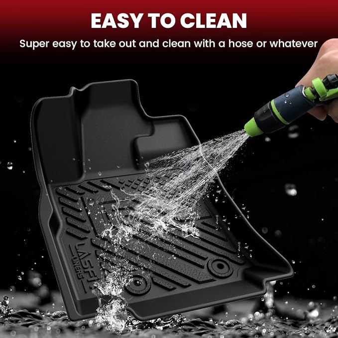 Floor Mats & Backrest Mats & Cargo Mat for Subaru Ascent 2019-2026 7/8 Passenger, All Weather TPE Custom Fit Floor Liners for Subaru Ascent Full Set Accessories Car Mats,Black