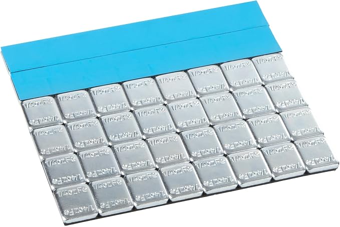 Upgraded Wheel Weights 1/4oz, 0.25oz - 48PCS Adhesive Stick on Wheel Weights, 12oz/Box, Perfect for Cars/Trucks/SUVs/Motorcycles
