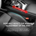 2PCS Car Seat Gap Filler,Super Flexible Car Side Seat Gap Filler CCar interior Accessories,Universal Car Organizer Between Seats for Tightly Filling Seat Gaps(Carbon Fiber/2PCS)…