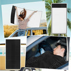 2 Pack Car Seat Towel Covers Athletic Running Towel Performance Microfiber Post Workout Sweat Washable Cover Non Slip for Seat Outdoor Sport (Midnight)