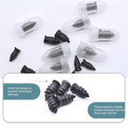 60 PCS Tire Repair Rubber Nail, Vacuum Tire Repair Kits Spiral Rubber Screws, Fast Self-Service Tool for Car, Truck, Motorcycle, Tractor Tire Puncture Repair (Black)