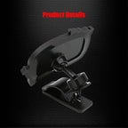 Clip On Amusing Baby Car Mirror, Adjustabe HD Glass Convex Wide Angle Interior Rearview Baby Rear Facing Mirror (Amusing Framed Rectangle, Small, 3.5" X 2.2")