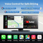 OTTOCAST 11.4" Carplay Screen for car with Netflix YouTube and Backup Camera for iPhone(iOS 8+), Android Auto(Android 10+), Built-in Apps, Navigation, Android 13 OS