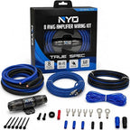 8 Gauge Amp Wiring Kit for Car Audio Systems, Subwoofers, Speakers and Amps | Complete 8 Gauge Amp Kit with 17 ft Power Wire, 3 ft Ground Wire, 17 ft OFC RCA Cable, Fuse Holder and ANL Fuse