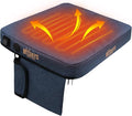 Portable Heated Seat Cushion, Memory Foam Heating Seat Pad for Outdoor Stadium Bleacher Camping, Power Bank Not Included（Blue）