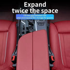 2 pcs Car Seat Gap Filler Organizer, Universal Fit Soft Foam Car Seat Gap Plug to Fill The Gap Between Seat and Console, Car Seat Crevice Blocker Stop Things, Fit For Car SUV Truck.